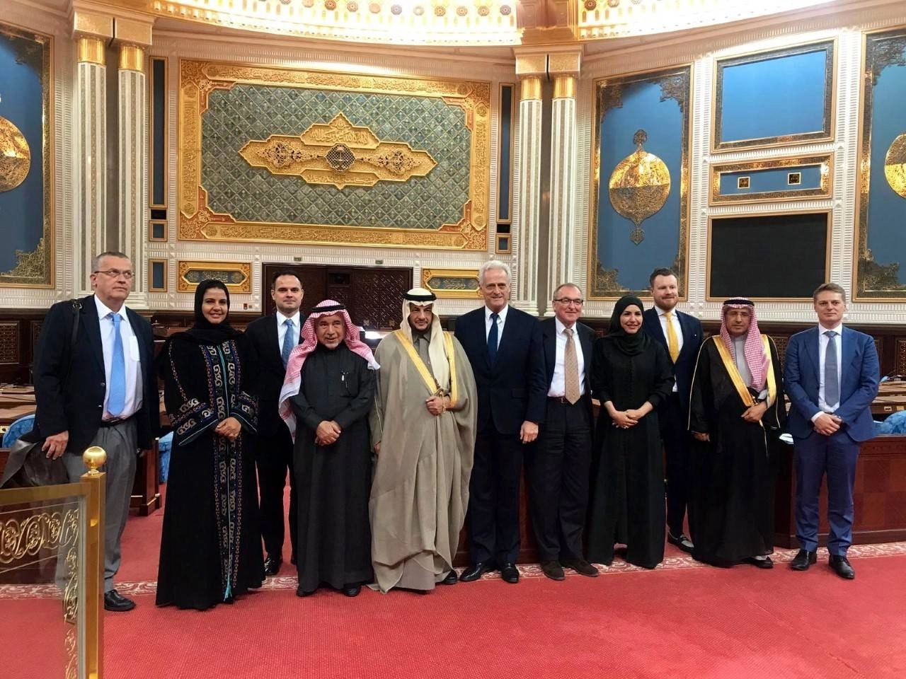 من زيارة وفد تجاري من غرفة التجارة والصناعة العربية الألمانية إلى السعودية