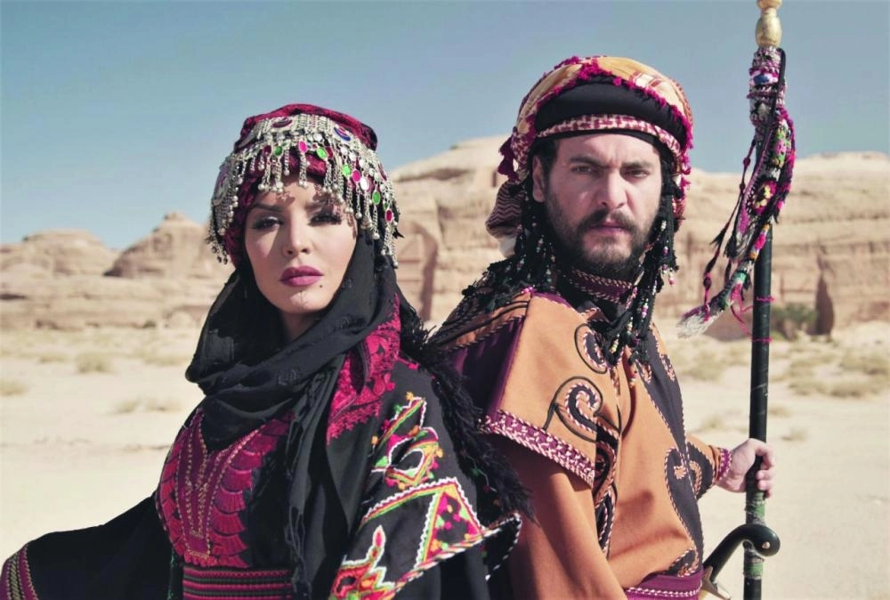 






بطلا المسرحية خلال التصوير                         (مكة)