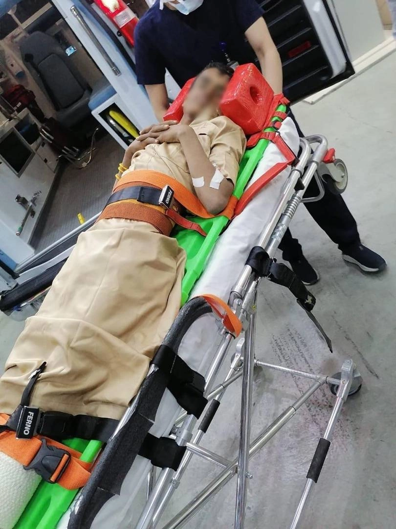 عدد من الجرحى اليمنيين في المستشفيات السعودية