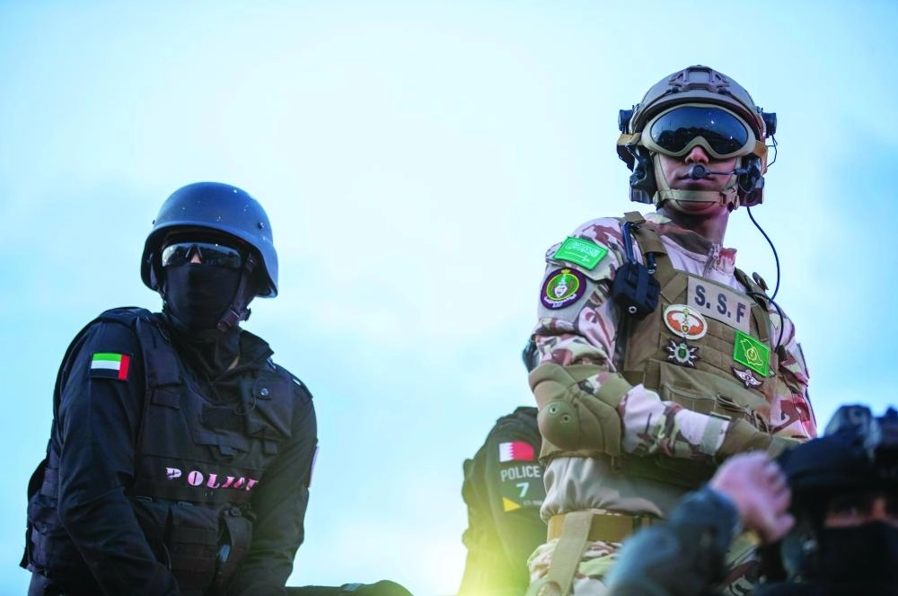 من ختام تمرين أمن الخليج                                                                                                                              (واس)