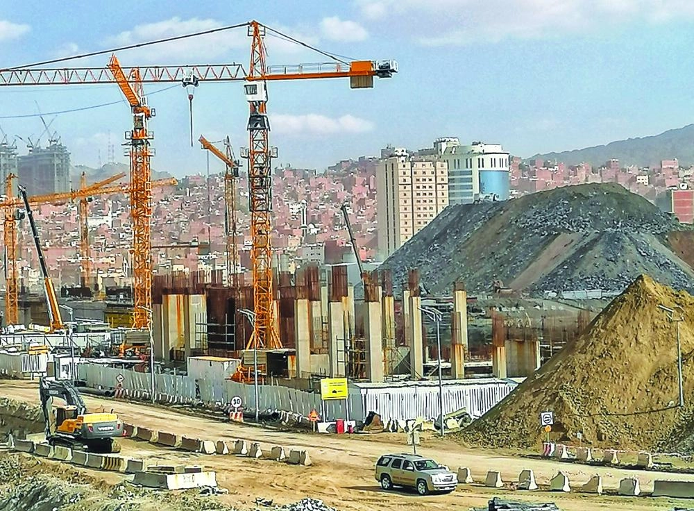 رفع قواعد مسجد الملك عبدالله بمكة (أنس الحارثي)