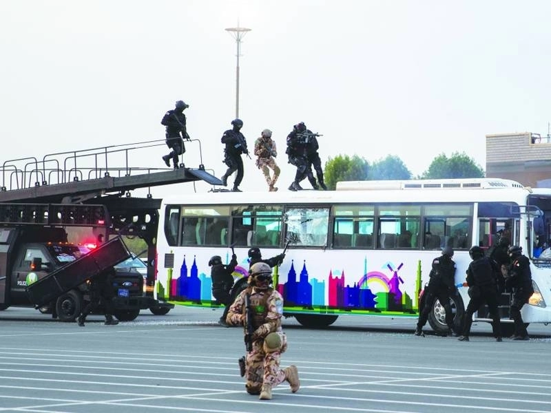 من ختام تمرين أمن الخليج                                                                                                                              (واس)