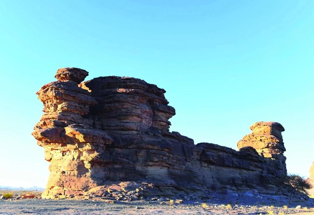 جبل السفينة في تبوك (واس)