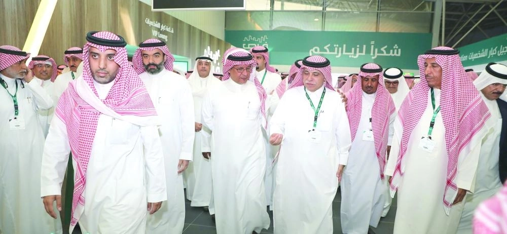 القصبي خلال تدشين معرض فرص