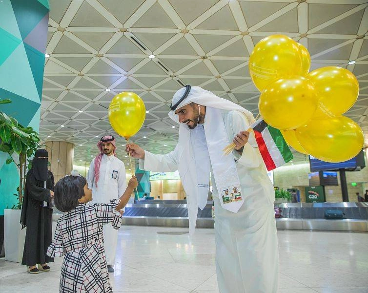 مطارات المملكة تحتفل باليوم الوطني الكويتي الـ 59 (واس)