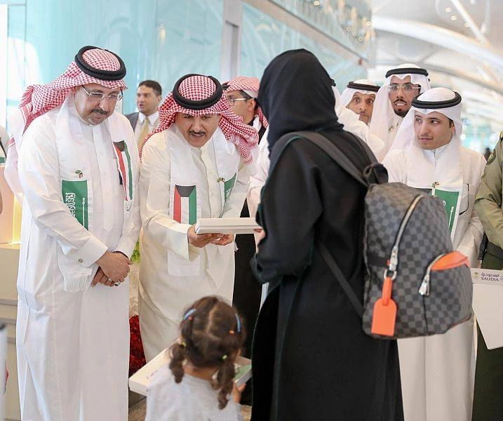 مطارات المملكة تحتفل باليوم الوطني الكويتي الـ 59 (واس)