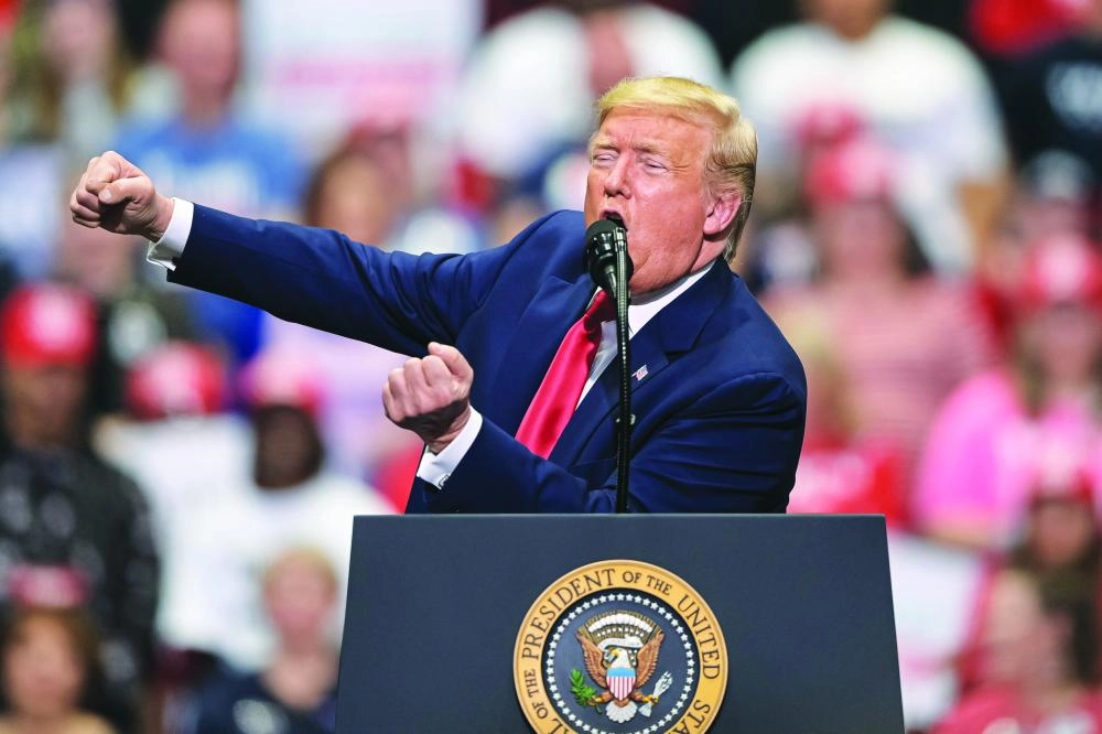 






دونالد ترمب يخطب في أنصاره