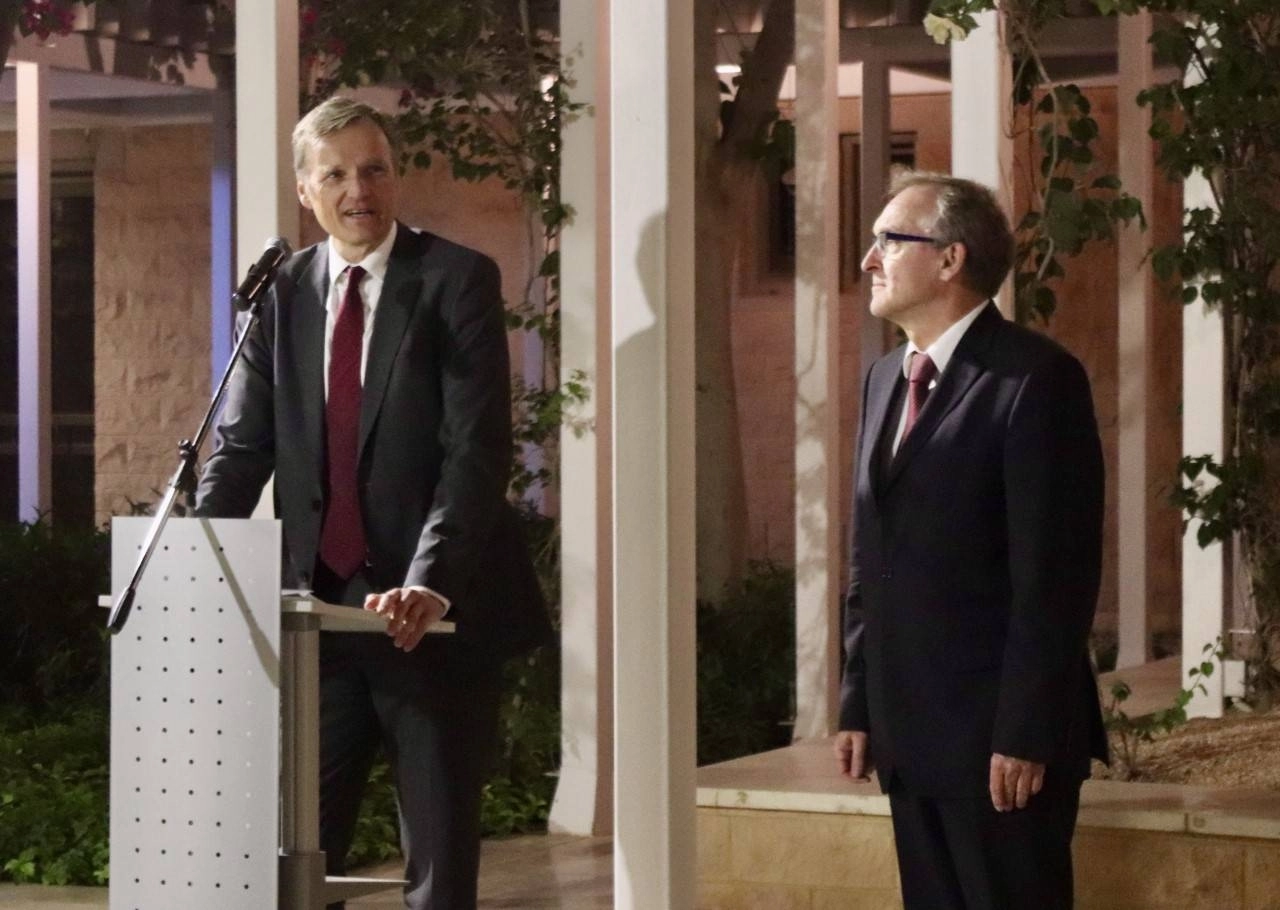 أثناء زيارة كارستن ساش الرياض