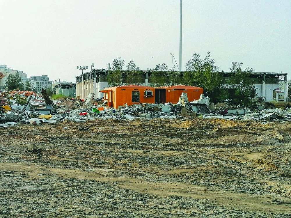 أعمال هدم مدينة الملك فهد الساحلية (أنس الحارثي) 