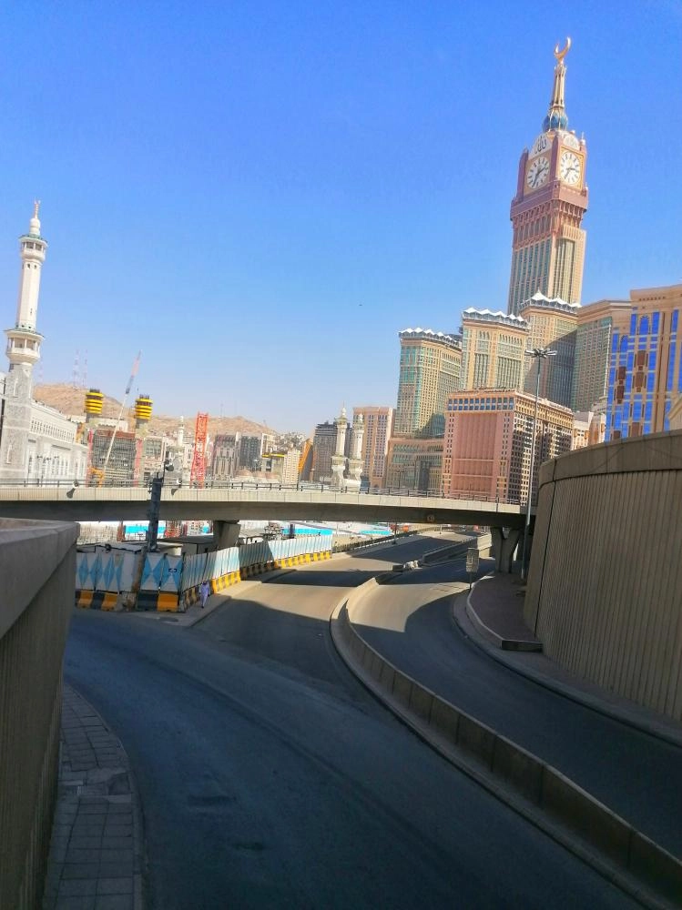 منافذ الحرم ومركزيته  تصوير انس الحارثي