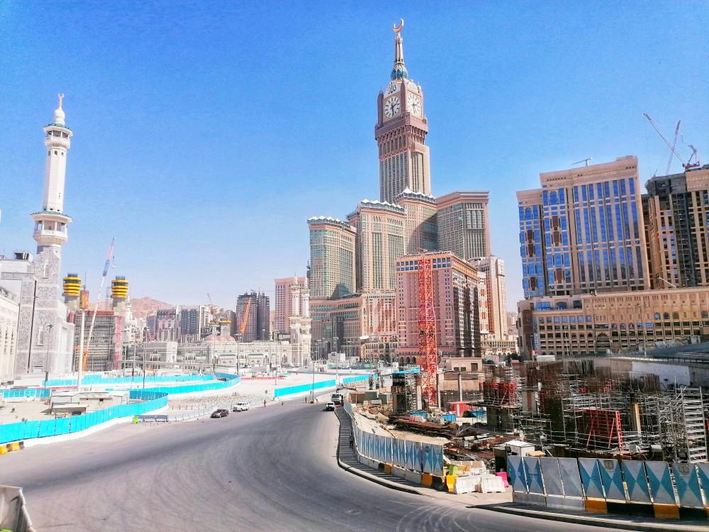 منافذ الحرم ومركزيته  تصوير انس الحارثي