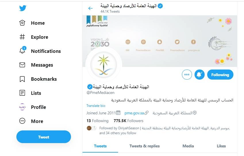 الهيئة العامة للأرصاد وحماية البيئة