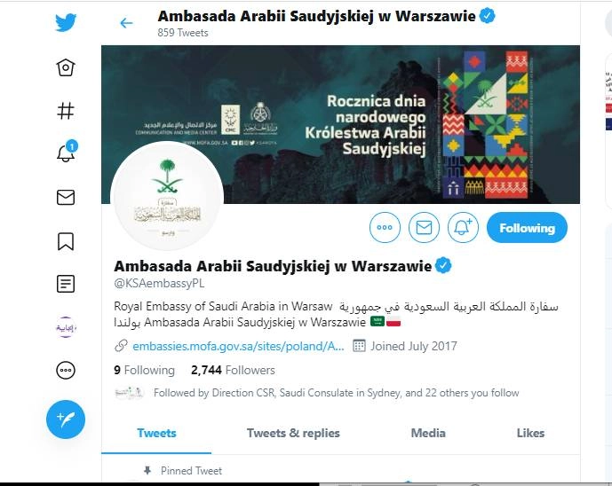 سفارة المملكة العربية السعودية في جمهورية بولندا