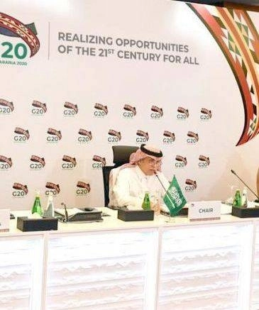 



وزير التجارة والاستثمار خلال الاجتماع (مجموعة العشرين)