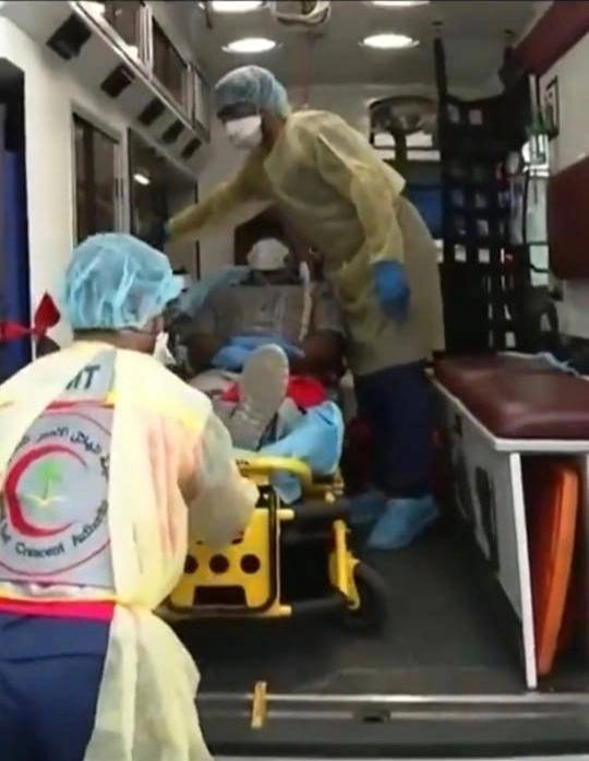 حالات باشرتها فرق الهلال الأحمر (مكة)