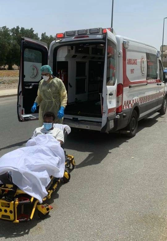 حالات باشرتها فرق الهلال الأحمر (مكة)