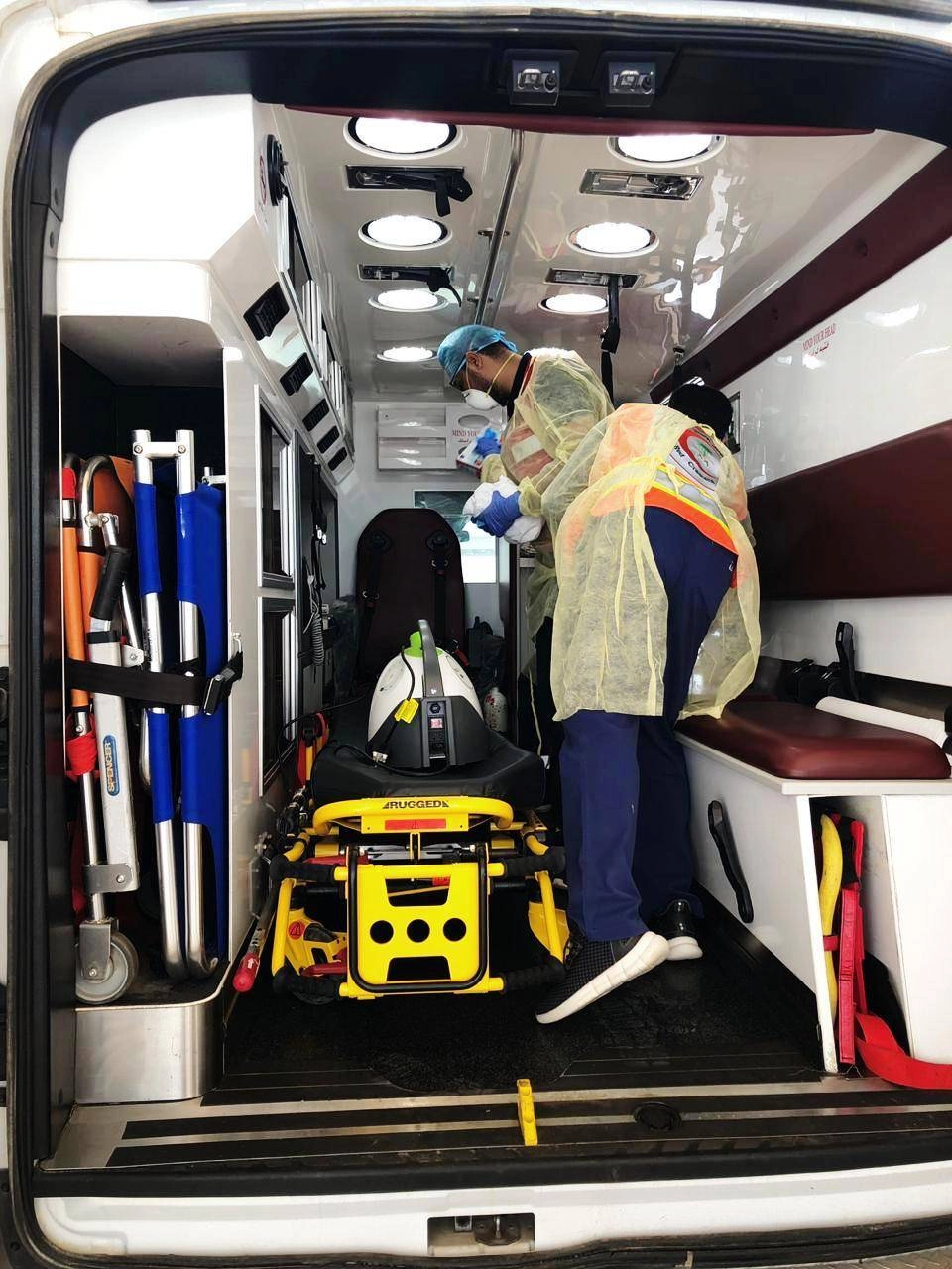 حالات باشرتها فرق الهلال الأحمر (مكة)