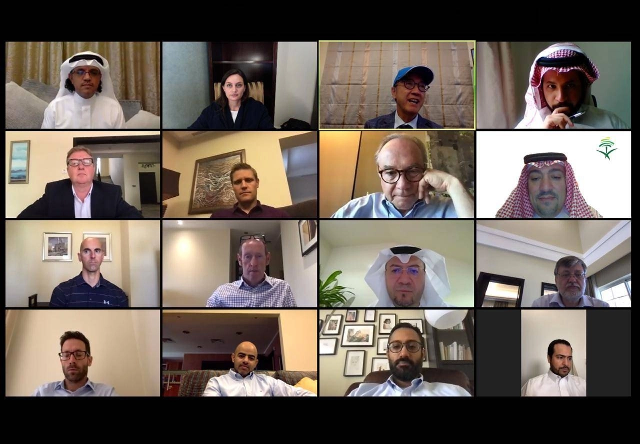 






 جانب من توقيع المذكرة عن بعد                                        (مكة)