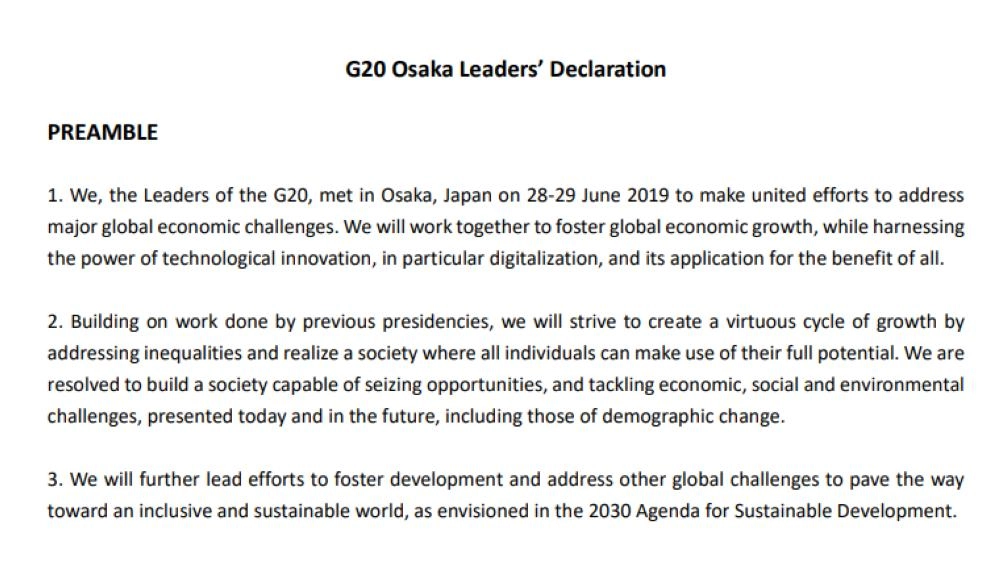 بيان قمة اليابان