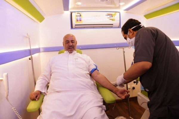 من مبادرة "تبرع بلا تجمع" في الزلفي