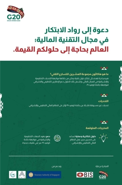 دعوة إلى رواد الابتكار في مجال التقنية المالية 