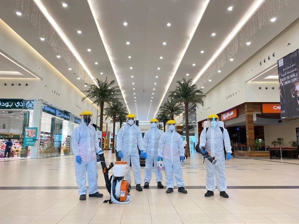 أعمال التطهير والتعقيم ضد فايروس كورونا 