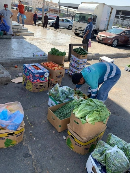 منع البسطات العشوائية من قبل بلدية الصفا الفرعية (مكة)