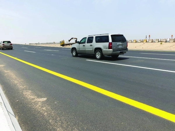 الطريق بعد فتحه أمام المركبات (مكة)