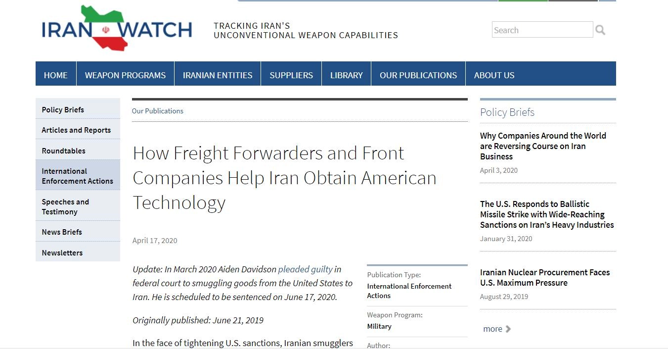 






تقرير موقع «إيران واتش»