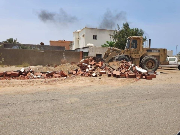 جانب من أعمال الإزالة (مكة)