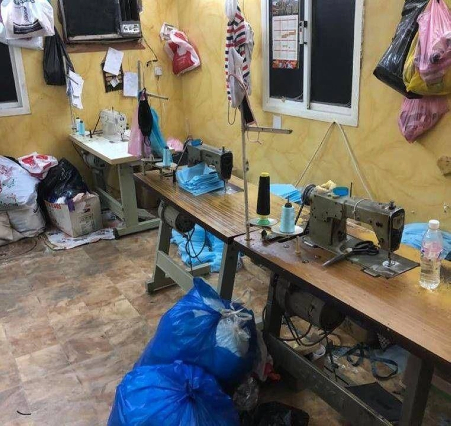 أمانة جدة ترصد موقعا لأنتاج الكمامات