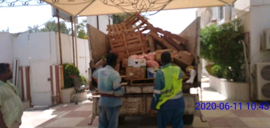 أمانة جدة إغلاق (62) موقعا ومصادرة (3) طن من الخضروات بنطاق الجنوب
