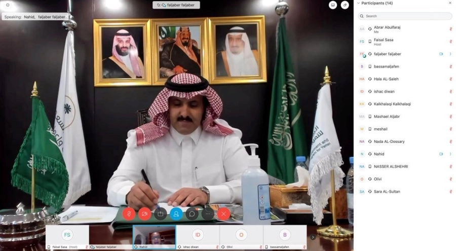 اللقاء عن بعد