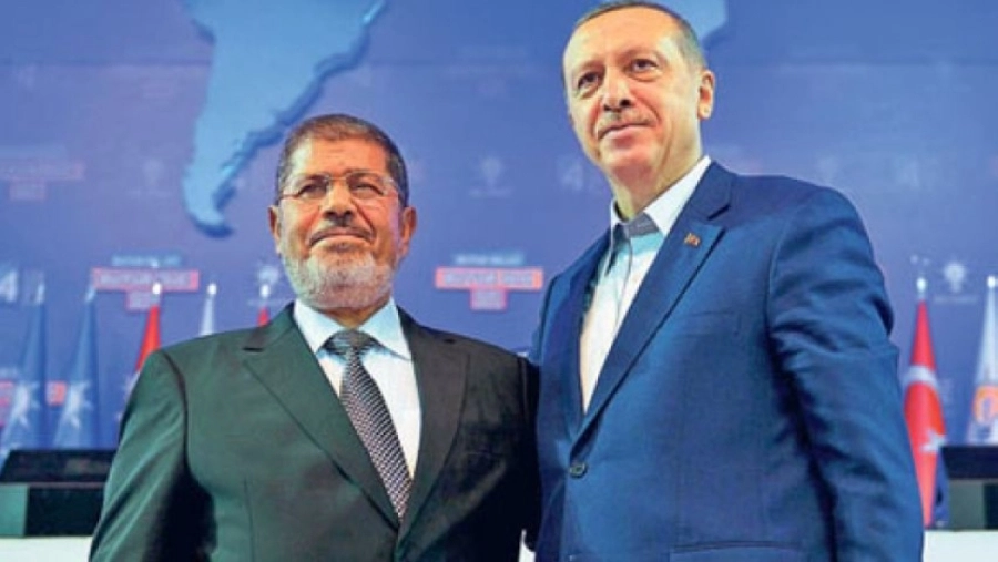 



إردوغان ومرسي تحالف خلفه تنظيم الإخوان