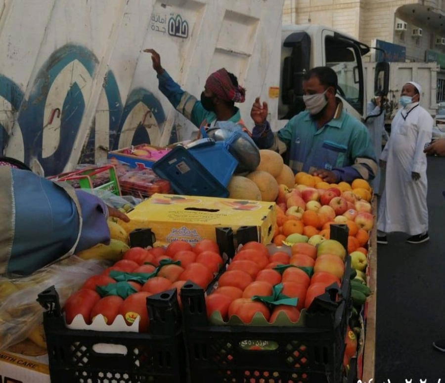 جانب من حملة الأمانة (مكة)