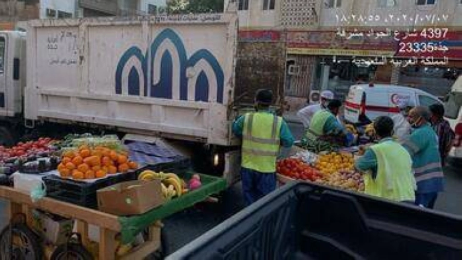 جانب من حملات أمانة جدة ( مكة )