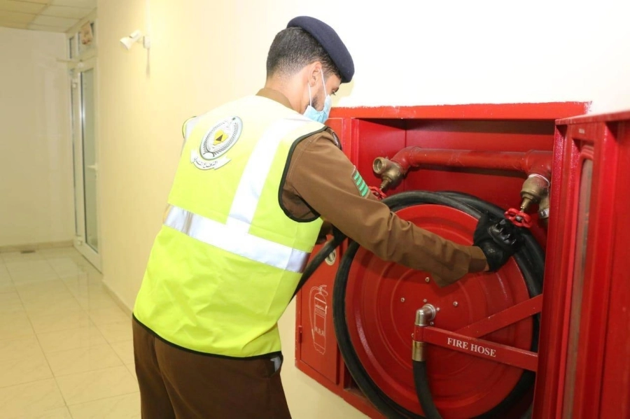 متابعة تجهيزات الإطفاء والسلامة (مكة)