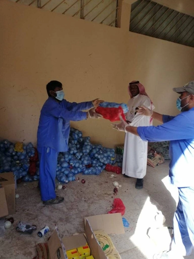 المواد الغذائية المضبوطة (مكة)