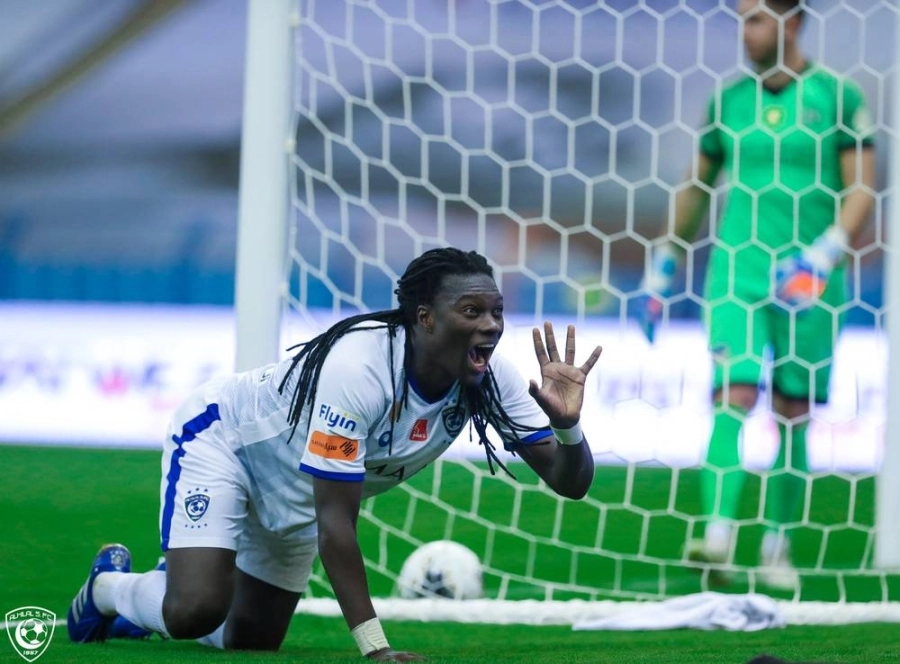 جومير الهلال يحتفل على طريقته (اعلامي الهلال)