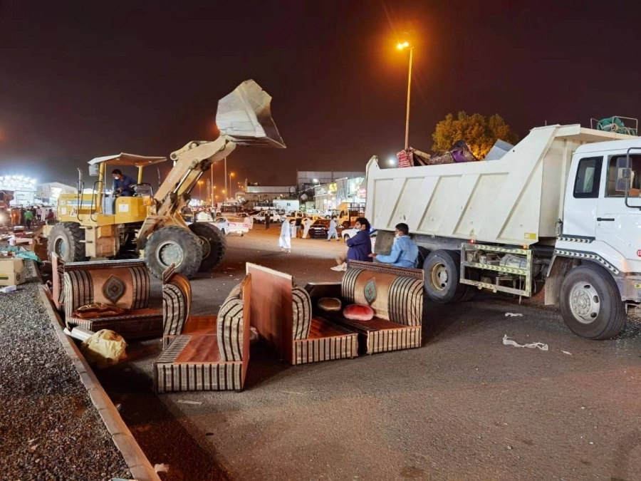 






معالجة ظاهرة الافتراش بحراج المعيصم