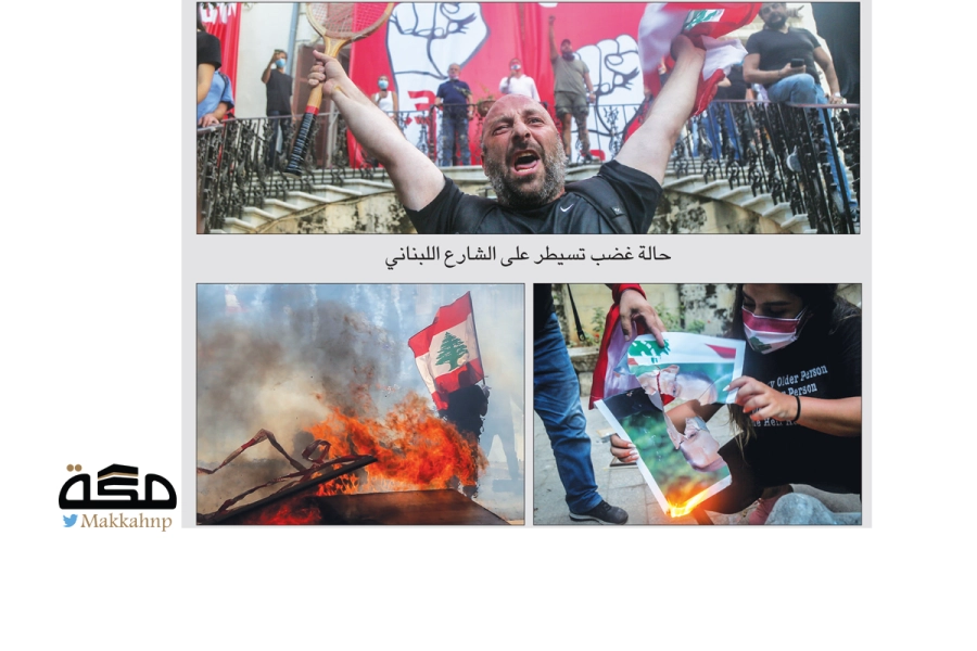 لبنان يحترق ويزداد اشتعالا                        (د ب أ)