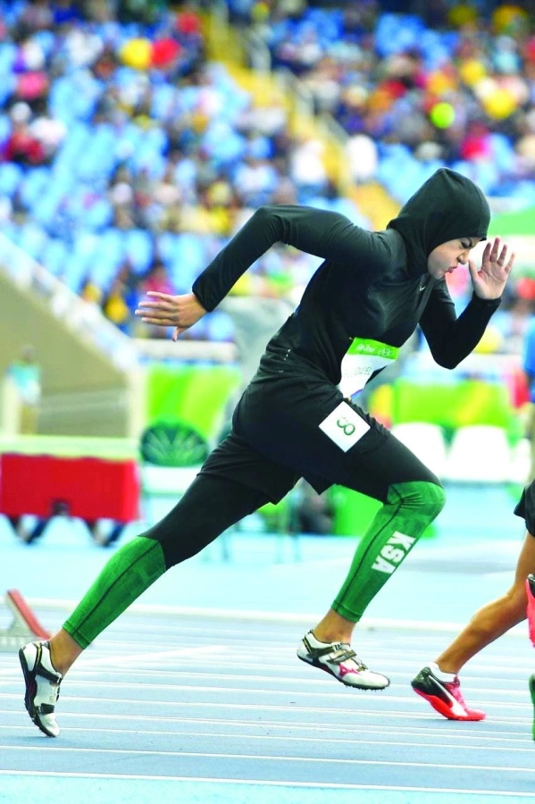  مشاركة كاريمان في سباق 100م بأولمبياد ريو 2016 (مكة) 