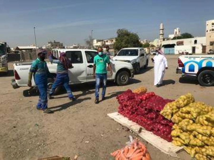 حملة أمانة جدة على المباسط العشوائية (مكة)