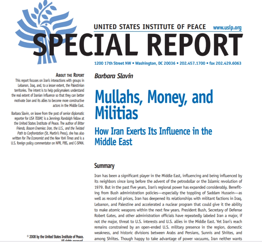 معهد الولايات المتحدة للسلام.