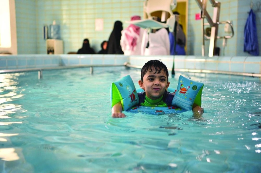 من أطفال جمعية الأطفال ذوي الإعاقة (مكة) 