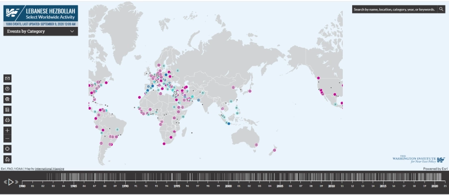 الخريطة التفاعلية لإرهاب حزب الله (مكة)