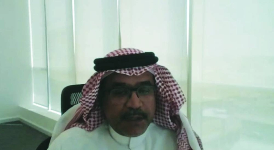 آل سعيد يتحدث خلال ورشة العمل أمس (مكة)