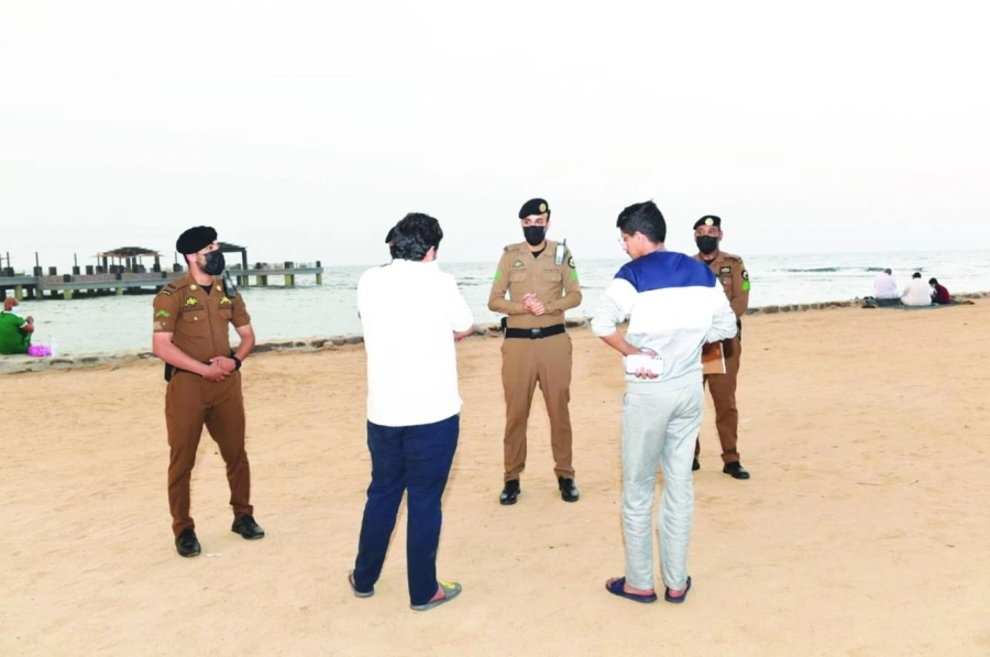 من الجولات الميدانية لرجال الشرطة (مكة) 