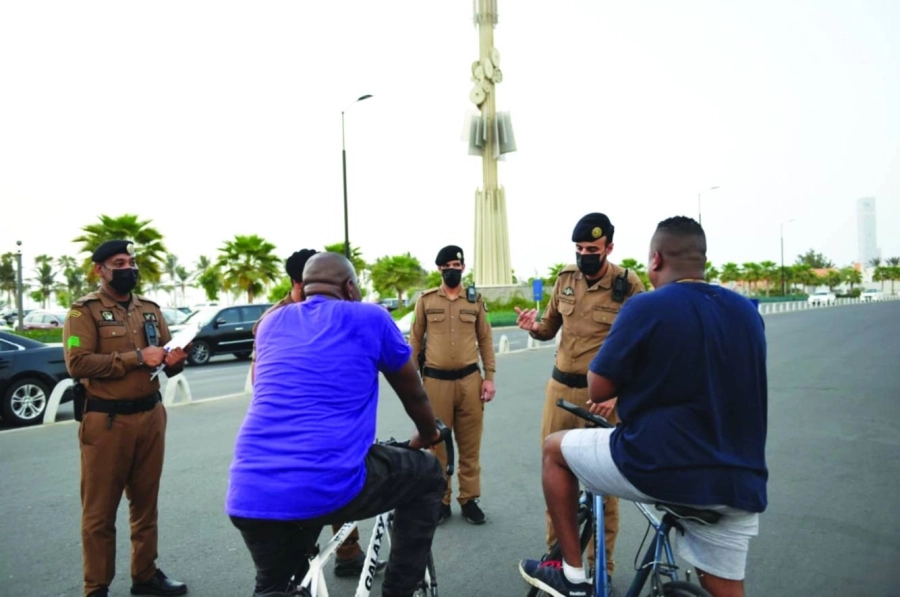 من الجولات الميدانية لرجال الشرطة (مكة) 