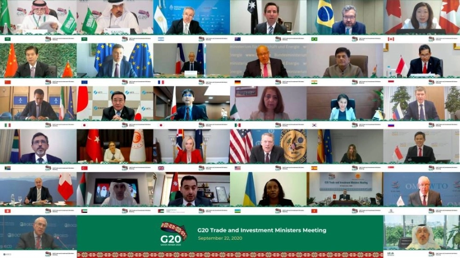 






اجتماع وزراء التجارة والاستثمار                                           (مجموعة العشرين)